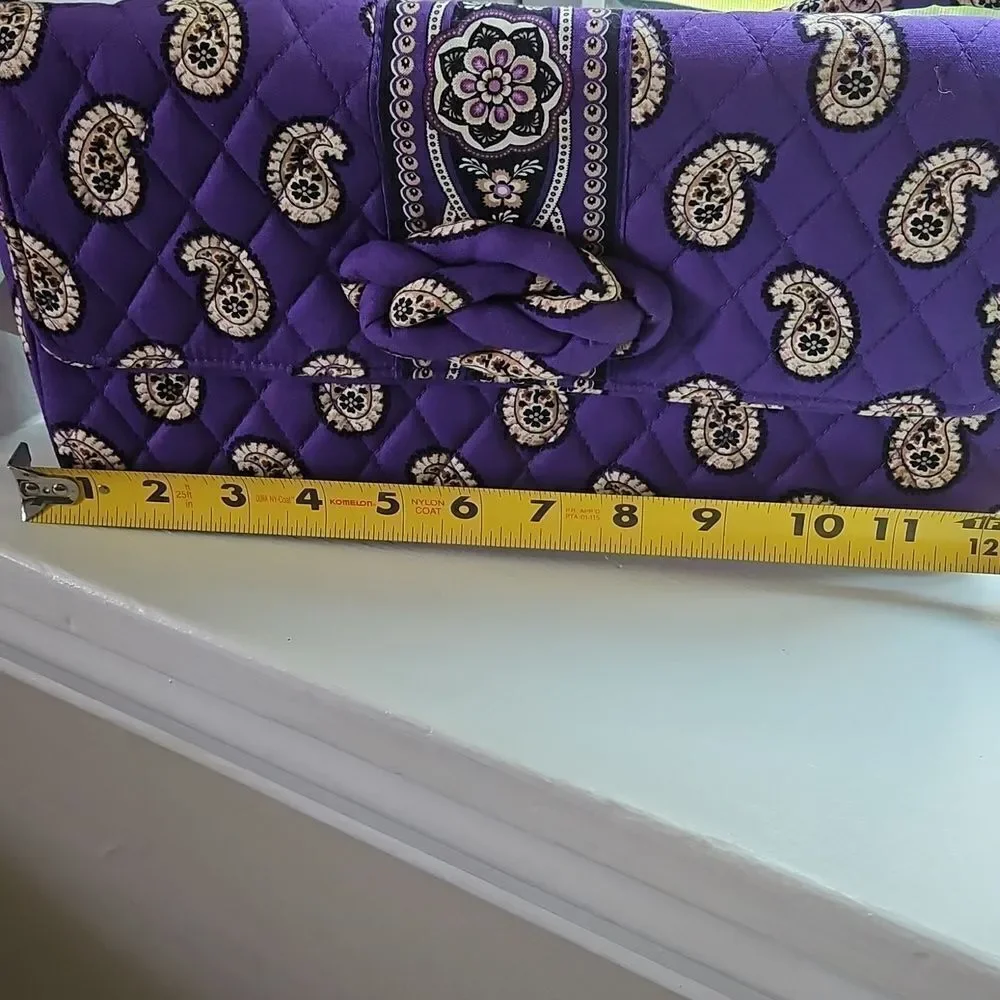 NWT Vera Bradley Paisley Quilted Shoulder Bag.